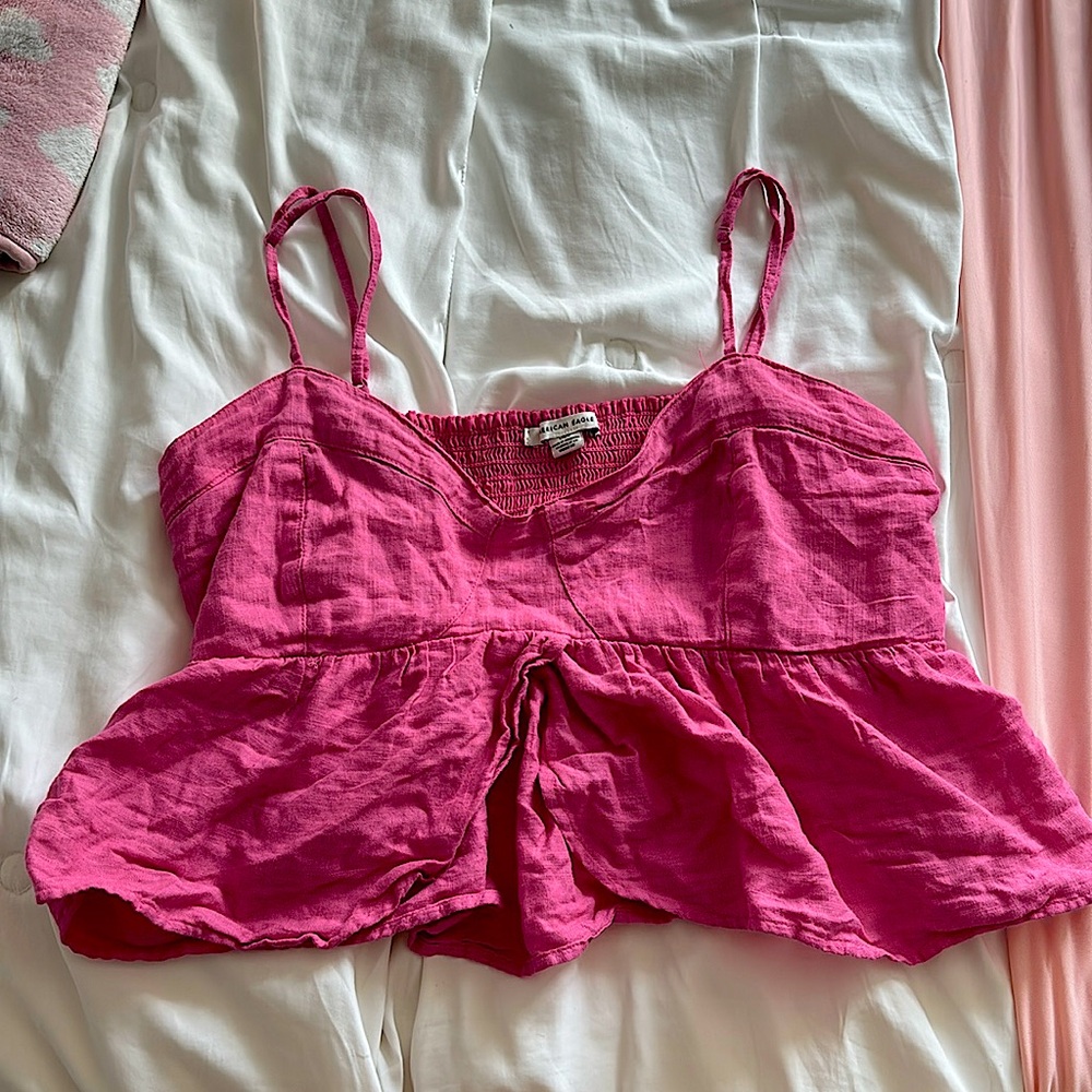 Pink summer tank! American Eagle l